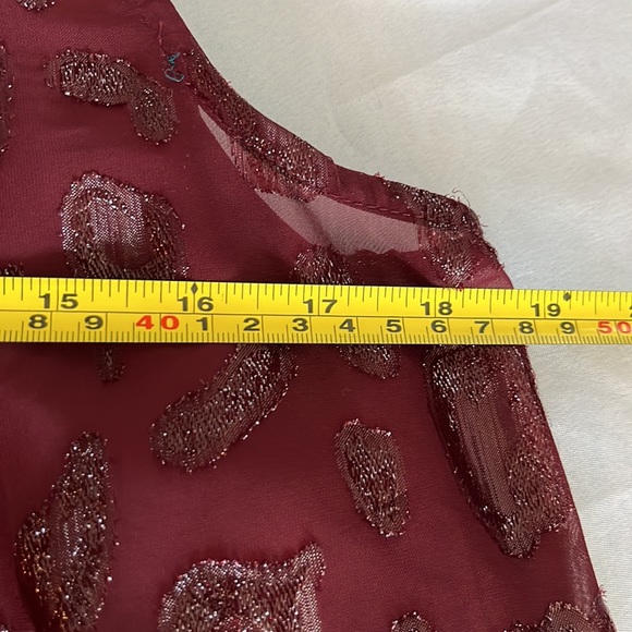 Simply Vera, Vera Wang Glitter sheer top - Picture 6 of 9